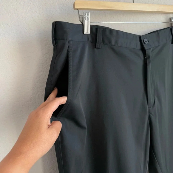 Nike Golf Pants Men’s 38x32 Black Dri-Fit Straight‎ Leg Tour Performance - Picture 7 of 10